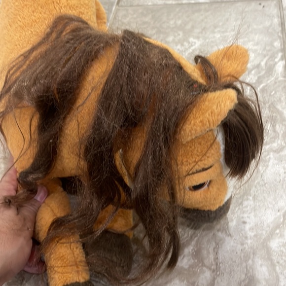 Dreamworks Spirit Horse Brown Plush Large Laying Down 2018 - Picture 5 of 10